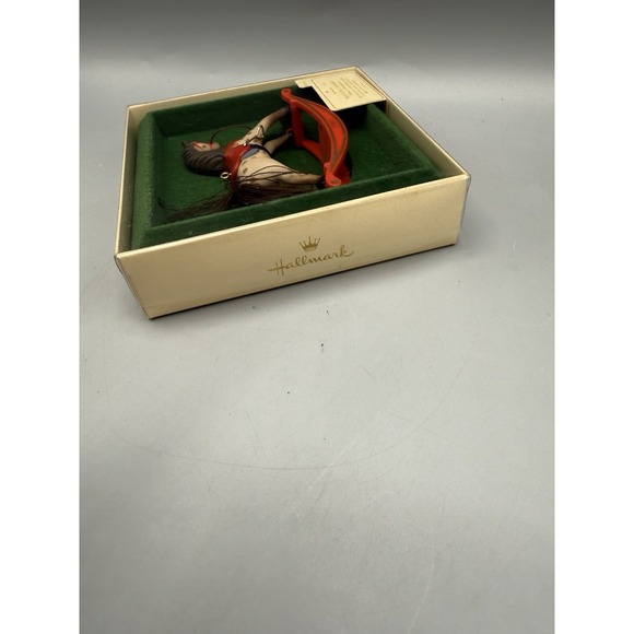 Vintage 1981 Hallmark Rocking Horse Christmas Ornament with Box - Picture 14 of 16